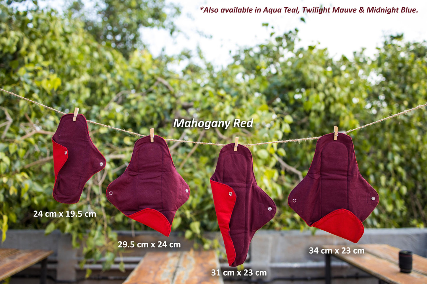 Boondh Cloth Pad Colour Kit (1S, 1M, 1L, 1XL)