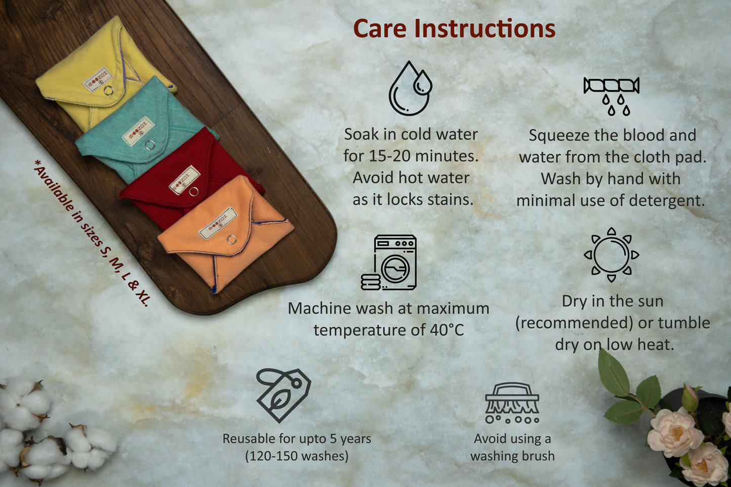 Boondh Pack of Cup and Cloth Pad