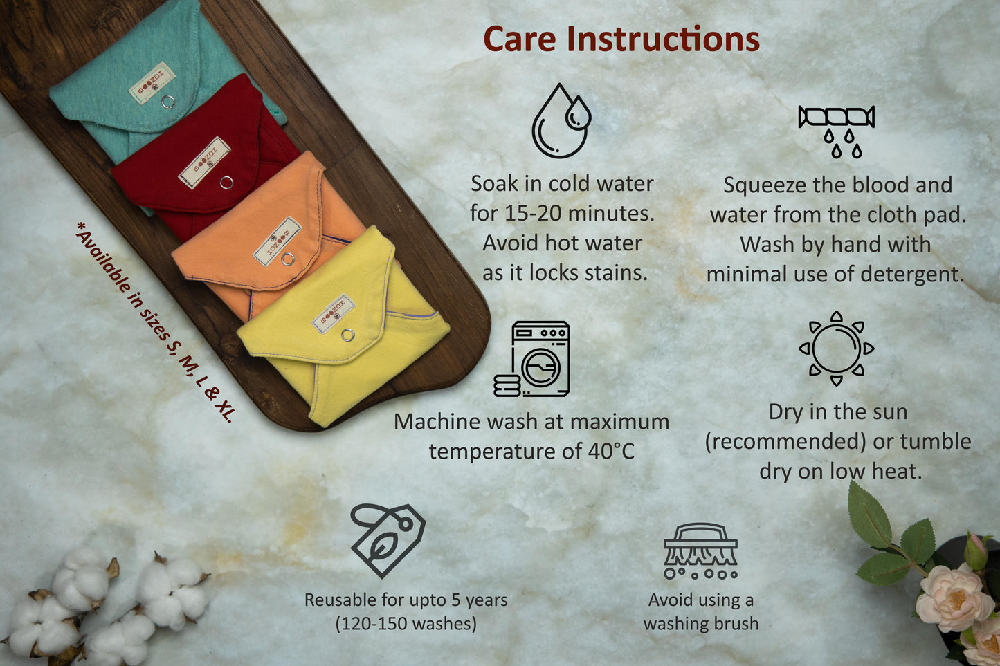 Boondh Cloth Pad - Medium