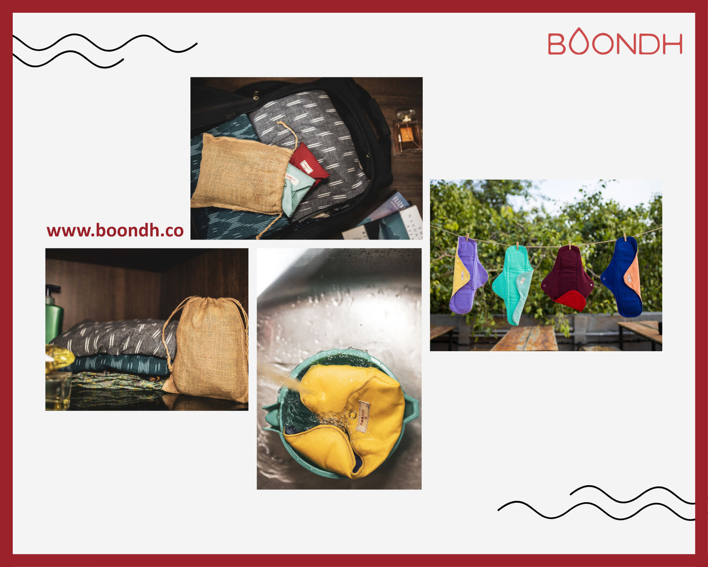 Boondh Pack of Cup and Cloth Pad