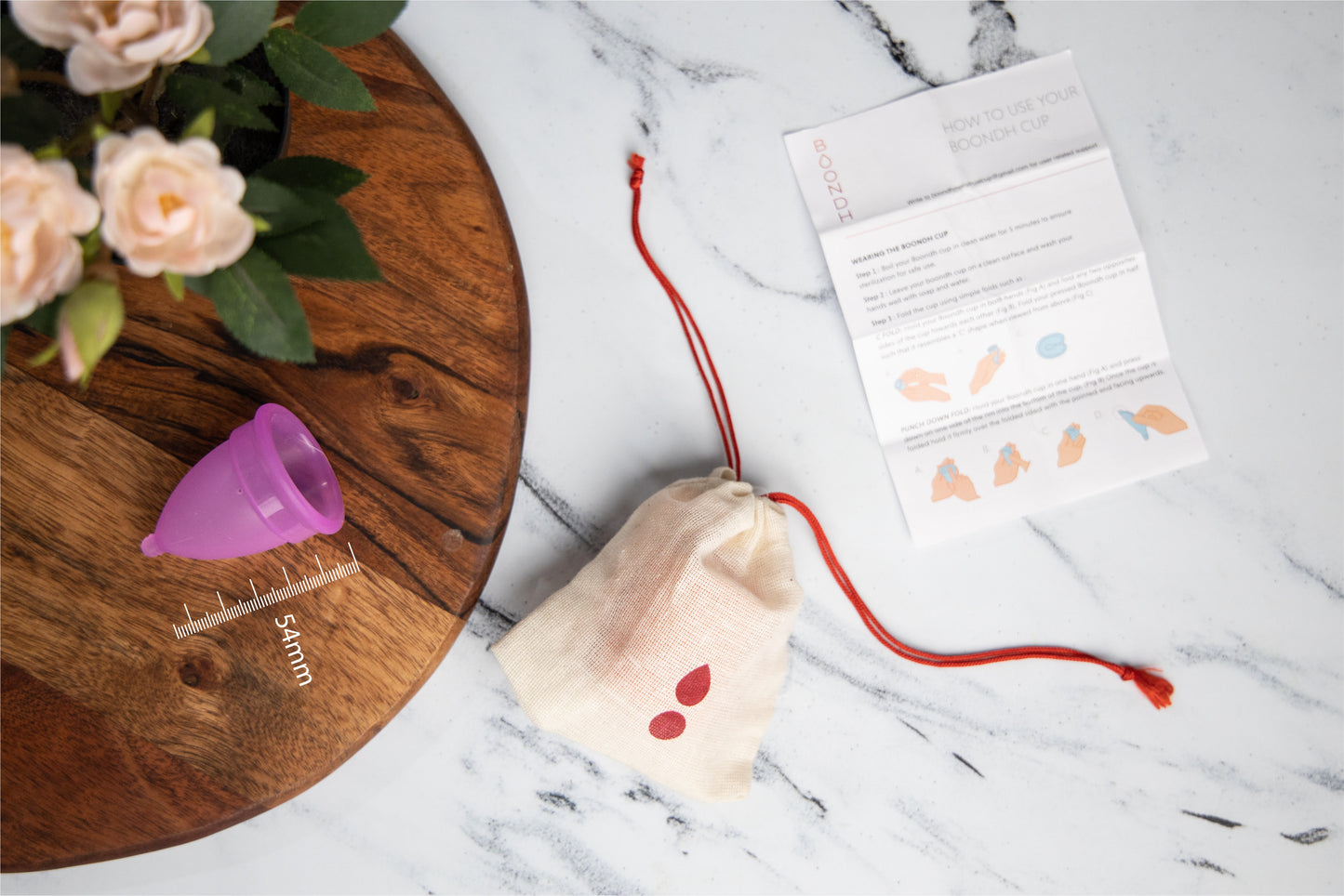 Boondh Pack of Cup and Cloth Pad