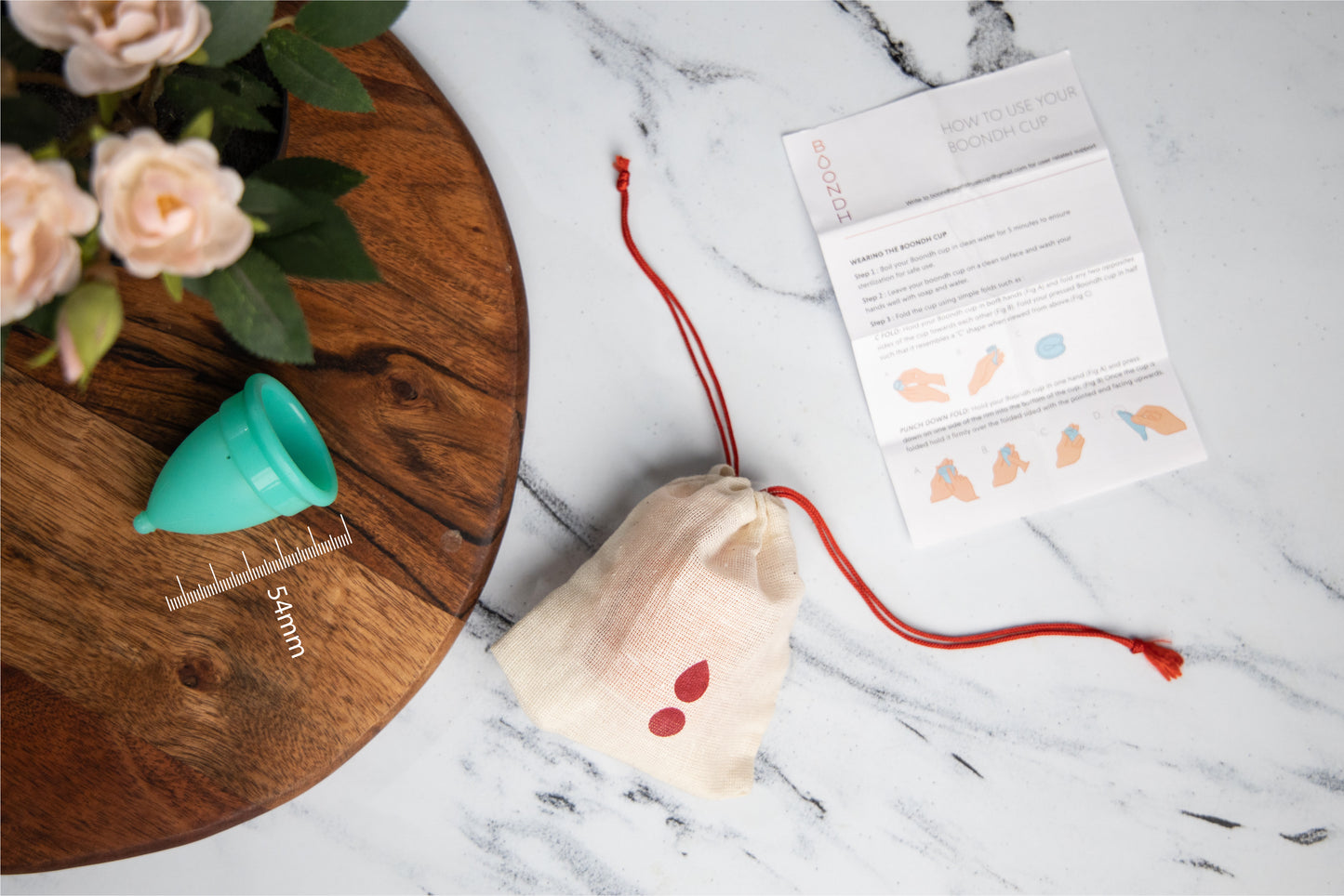 Boondh Pack of Cup and Cloth Pad